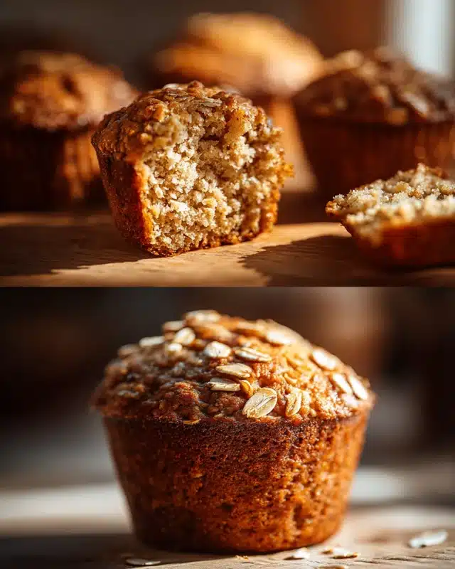 Secrets to Soft, Domed Banana Oat Muffins (No Butter!)